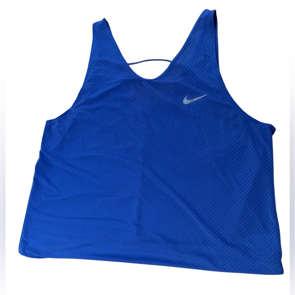 Nike Dri- FIT polyester athletic Women's  Blue Tank.